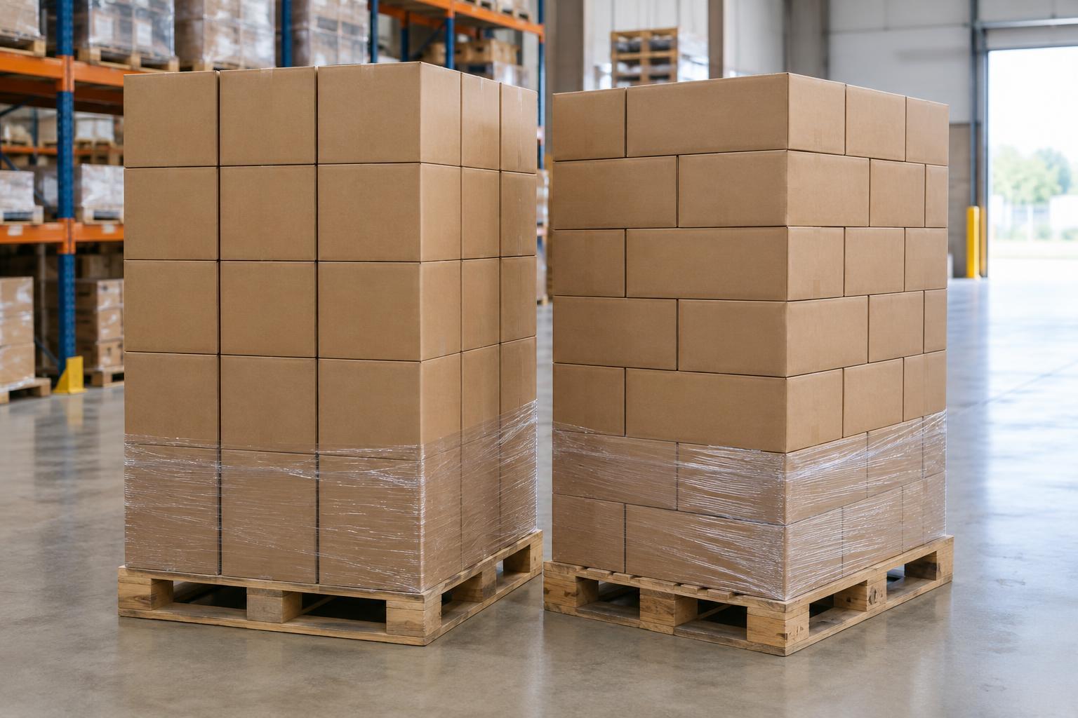 Pallet Stacking Patterns: Balancing Stability and Space Use