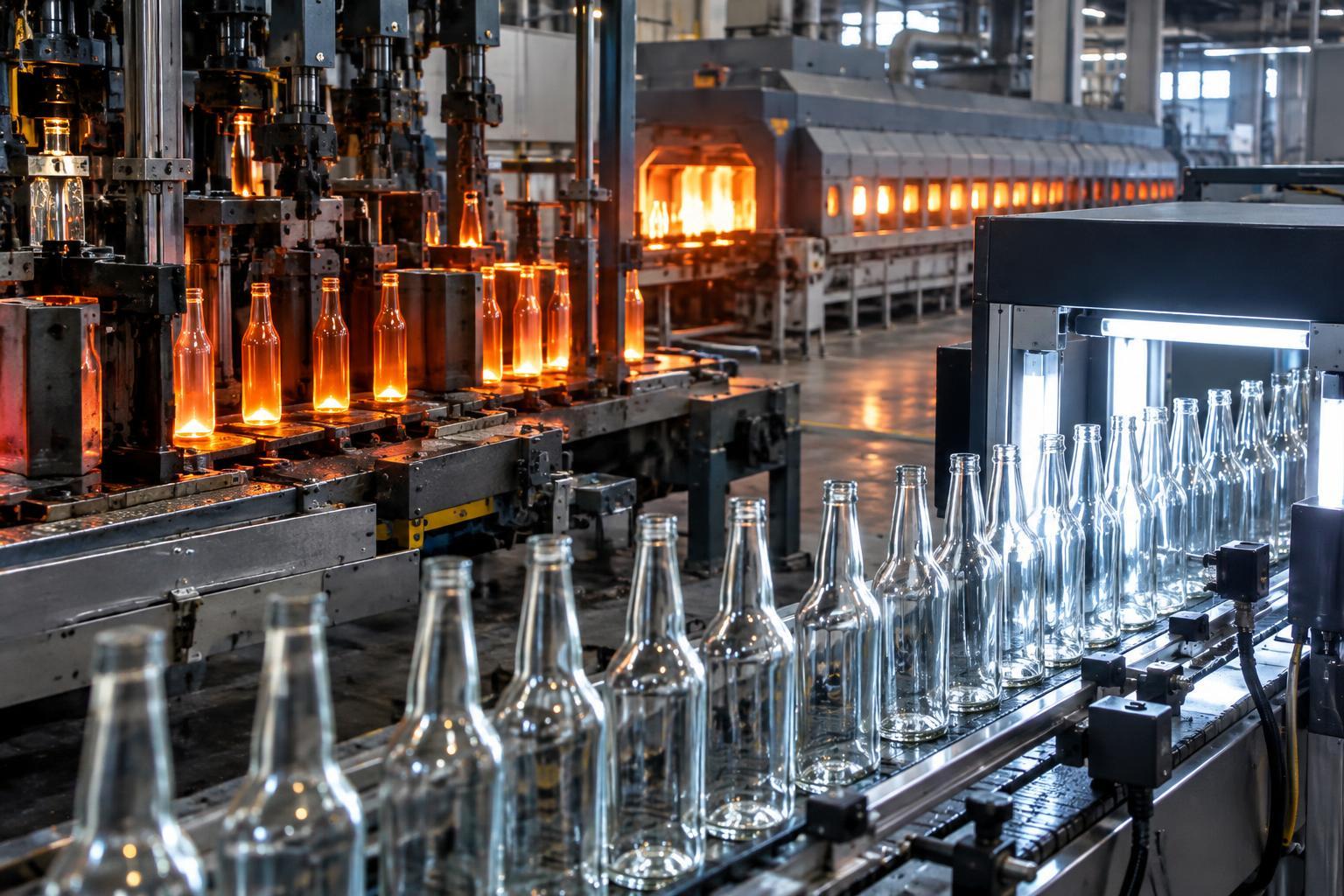 How Glass Bottles Are Formed, Annealed and Inspected